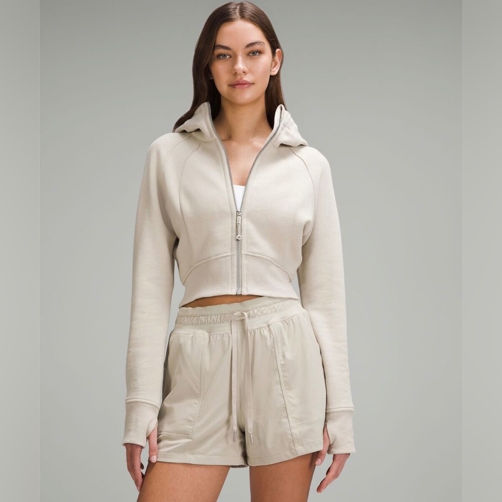 Lululemon Scuba Full-Zip Cropped Hoodie